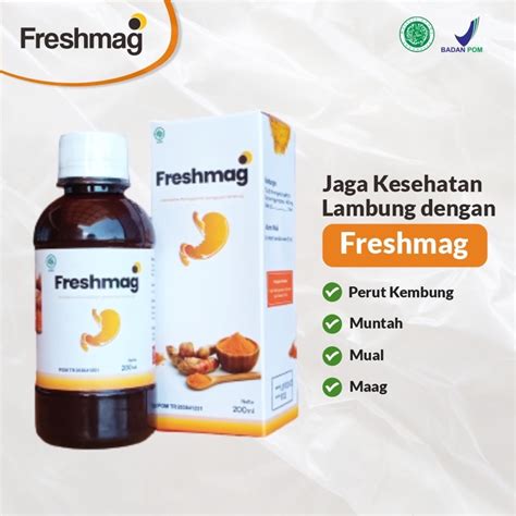 Jual Freshmag Obat Lambung Original Ml Shopee Indonesia