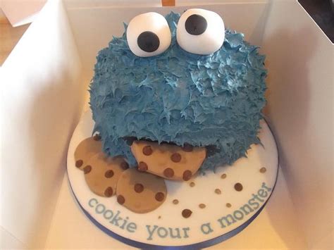 D Cookie Monster Cake Decorated Cake By Tracey Cakesdecor