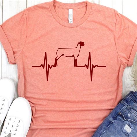 Sheep Svg Lamb Svg Sheep Ekg Svg Sheep Love Svg Show Sheep Svg