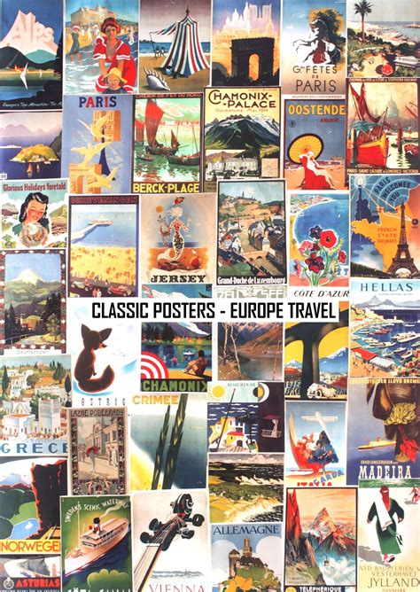 Classic Posters Europe Travel