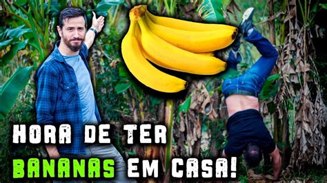 Como plantar uma bananeira FORMA FÁCIL Chácara SV YouTube