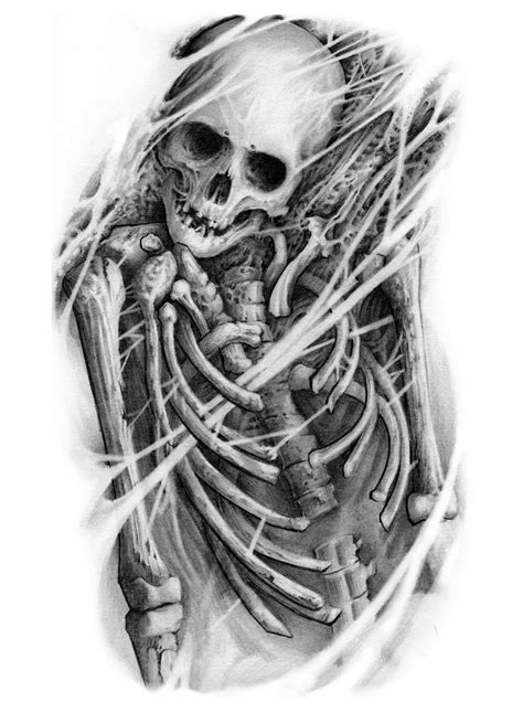 Skeleton Drawing by Frankenshultz on DeviantArt