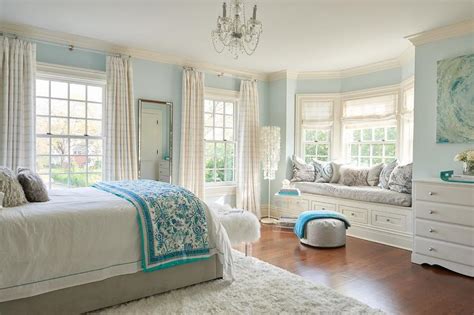 Girls Bedroom Bay Windows Design Ideas