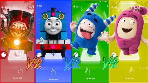 Cho Cho Charles Train Thomas Oddbods Pogo Oddbods Newt Who Wins