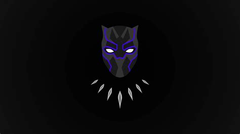 Download Black Panther In Solid Black Wallpaper | Wallpapers.com