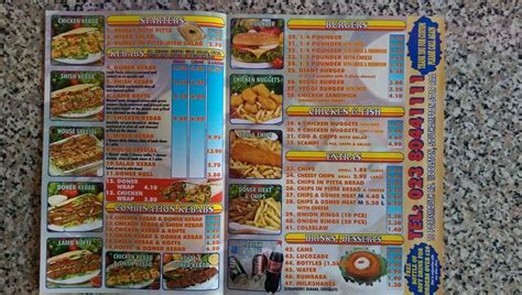 Menu At Kebab Centre Restaurant Southampton