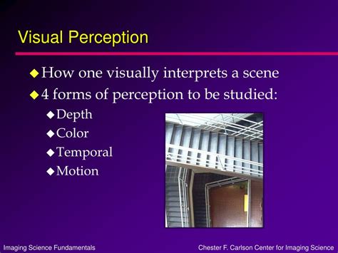 Ppt Binocular Vision And The Perception Of Depth Powerpoint