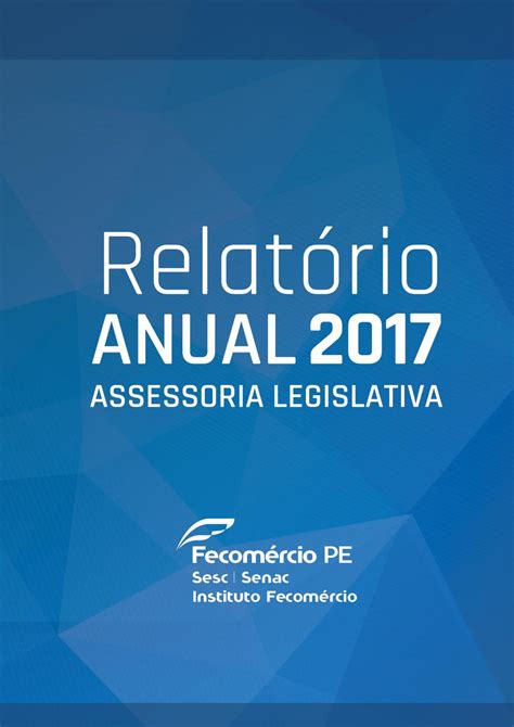 Relat Rio Anual Fecom Rcio Pe By Fecomercio Pe Issuu