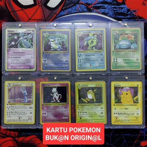 Jual Kartu Pokemon St Edition Pikachu Illustrator Charizard Lugia