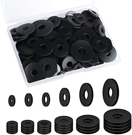 Amazon 80pcs Flat Rubber Washers Assortment Kit 18 20 25 30mm