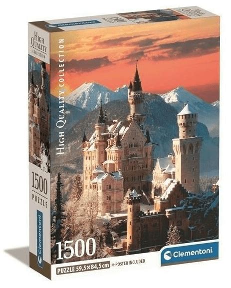 Puzzle 1500 Compact Zamek Neuschwanstein Mazak Marek Zaremba