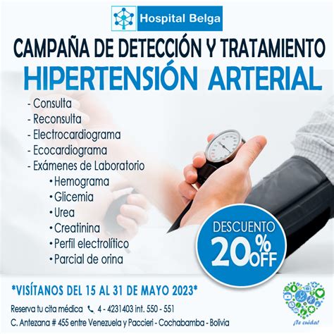 Campa A De Detecci N Y Tratamiento Hipertensi N Arterial Hospital Belga