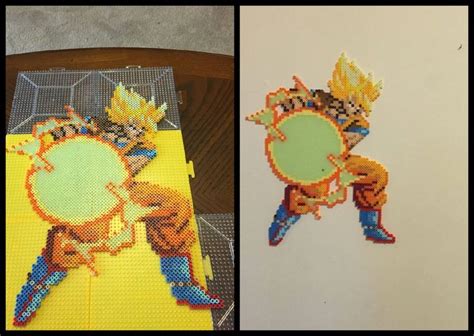 Ss Goku With Big Energy Ball Perler Sprite By Jnjfranklin On Deviantart Hama Beads Hama