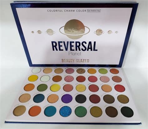 Multicolor Beauty Glazed Eyeshadow Palette Pallate Pressed Powder At