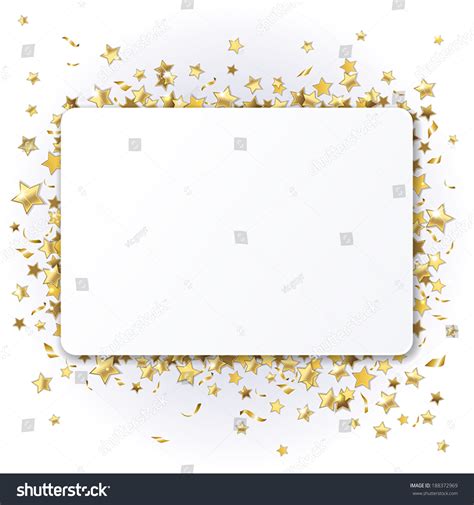 Background Shiny Gold Stars Stock Vector (Royalty Free) 188372969 ...