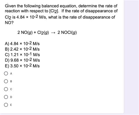 Answered Given The Following Balanced Equation Bartleby