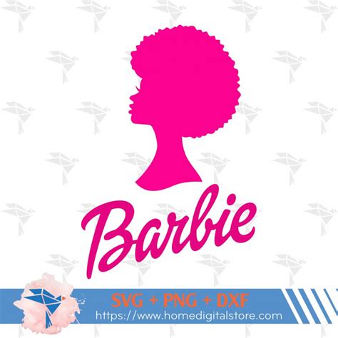 Afro Black Barbie Svg Png Dxf