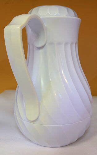 Connoisserve White Insulated Coffee Jug Beverage Vacuum Server Coffee