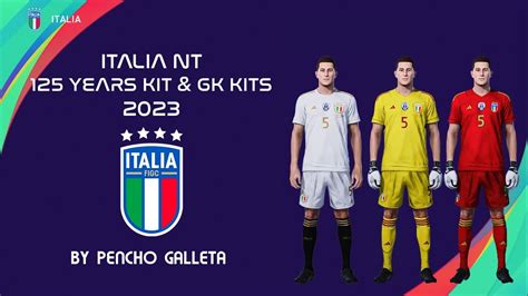 ITALIA NT 125 YEARS KITS 2023 SELECCIONES PES 2021 PS4 YouTube