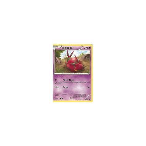 Pokemon Trading Card Game 38 98 Venipede Common BW 02 Emerging