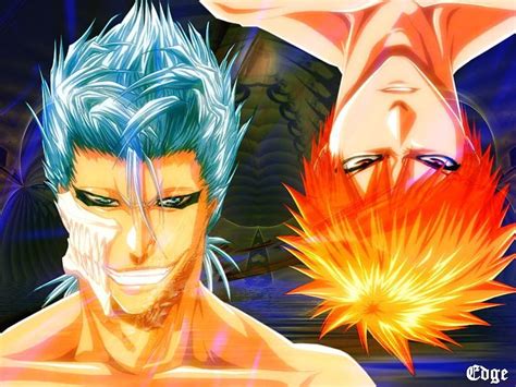 Grimmjow And Ichigo Grimmjow Bleach Ichigo Kurosaki Hd Wallpaper