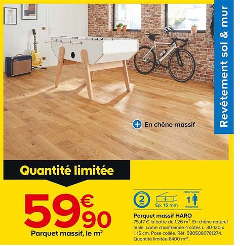 Promo Parquet Massif Haro Chez Castorama ICatalogue Fr