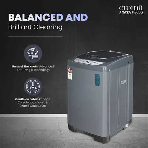 Buy Croma Kg Star Fully Automatic Top Load Washing Machine