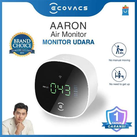 Jual WILBEX Ecovacs AARON Air Quality Monitor Deteksi Pengukur