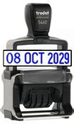 Trodat Professional Self Inking Custom Dater Military Date Format