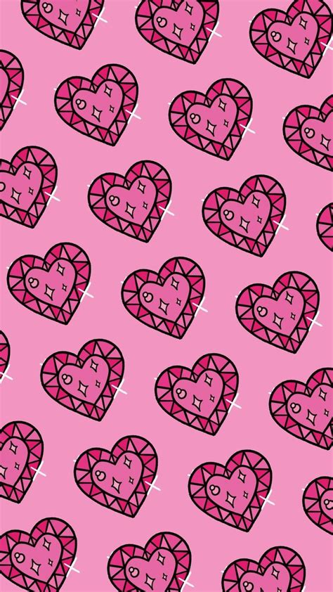 Pin By Casey Elliott On Hearts Phone Wallpaper Pink Background