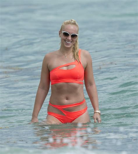 SABINE LISICKI In Bikini At A Beach In Miami 02 03 2017 HawtCelebs