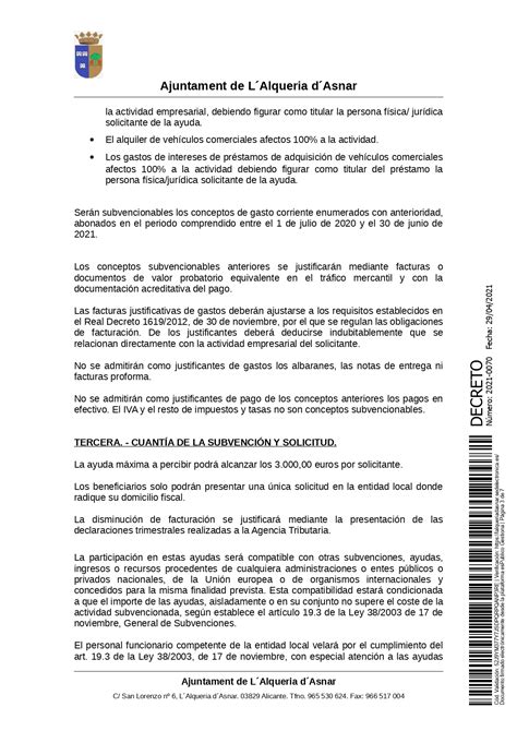 BASES QUE REGULARAN LAS SUBVENCIONES PARA LA CONCESIÓN DE AYUDAS CON