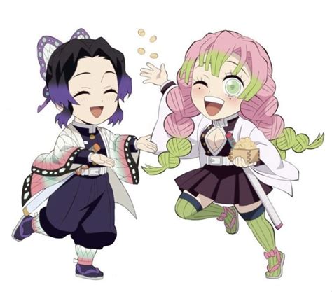 Mitsuri And Shinobu Chibi Anime Chibi Slayer Anime