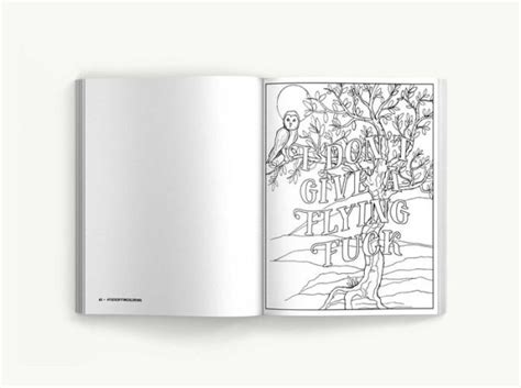 Fuck Off I M Coloring Unwind With 50 Obnoxiously Fun Swear Word Coloring Pages Funny Activity