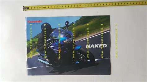 Kawasaki Naked Model Catalog Pamphlet Italian Original Motorcycle