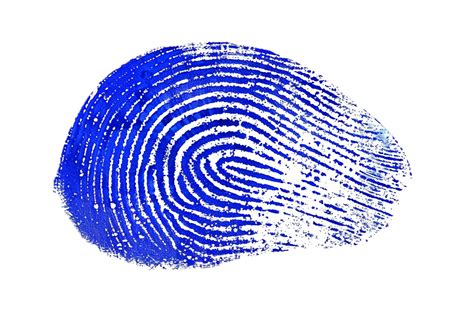 Ai Generated Blue Glitter Fingerprint Png 41044942 Png