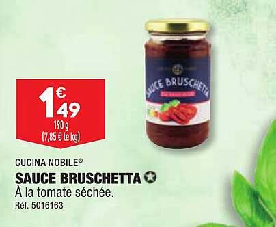 Promo Cucina Nobile Sauce Bruschetta Chez Aldi Icatalogue Fr