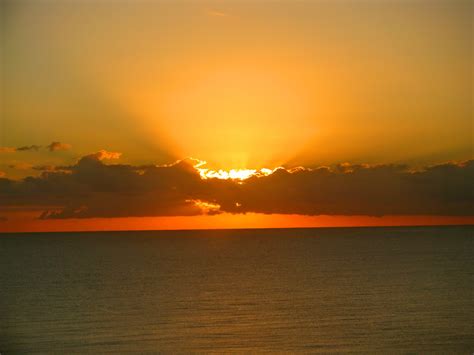 Banco De Imagens Mar Costa Oceano Horizonte Dom Nascer Do Sol