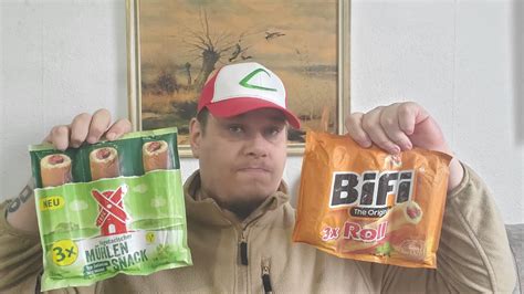 Lepiet Probiert Bifi Roll und Vegetarischer Mühlen Snack von