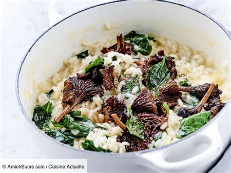 Risotto Aux Chanterelles Et Pinards Facile D Couvrez Les Recettes De