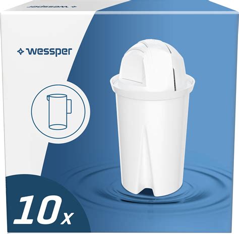 Wessper Filtro Acqua Per Caraffa Filtrante Compatibili Con Le Brita