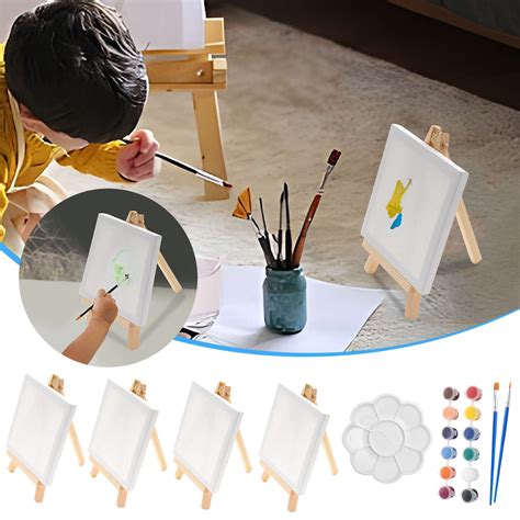 Watercolor Pens Mini Easel Easel Set 23 Piece Children Beginners