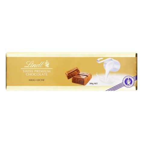 Barra De Chocolate Lindt Swiss Gold Bar Milk G No Shoptime