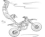 Coloriage Motocross Yamaha Bob Hannah JeColorie