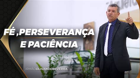 Fé perseverança e paciência 15 12 2022 JOÃO PESSOA PB Ir