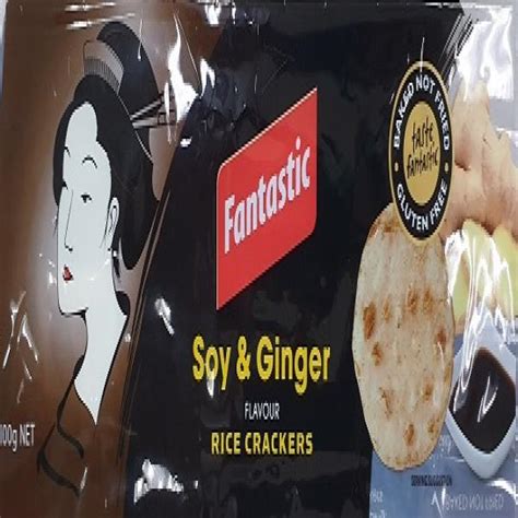 Fantastic Rice Crackers Soy And Ginger Flavour สำนักงานคณะกรรมการกลางอิสลามแห่งประเทศไทย