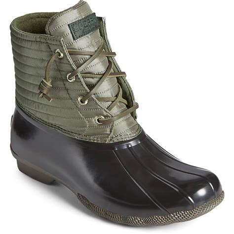 Sperry Womens Saltwater Metallic Camouflage Duck Boots Academy