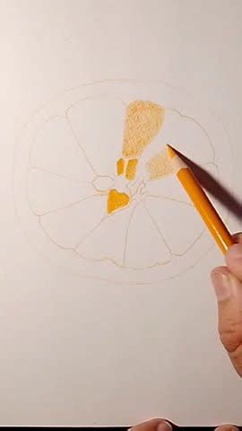 Como Dibujar Una Naranja Realista Tan Real Que Hasta Casi Te Lo Puedes