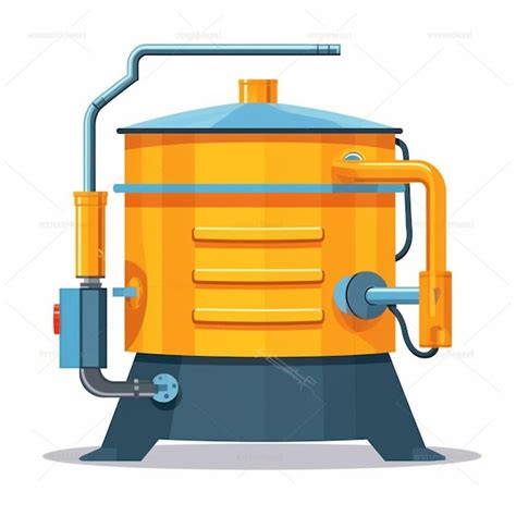 Premium Ai Image A Yellow Tank With A Blue Bottom And A Yellow Bottom