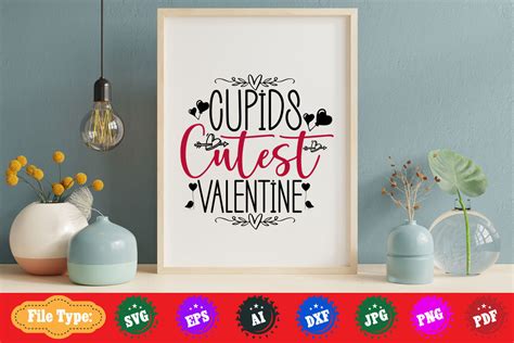 Cupids Cutest Valentine Svg Design Graphic By Craftvalley Gallery